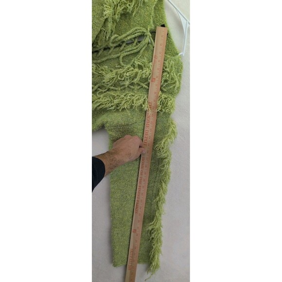 🌟HOST PICK🌟NASTY GAL Knitted Fringe Long Sleeve Pullover Lace Up Front Sweater - Picture 10 of 13